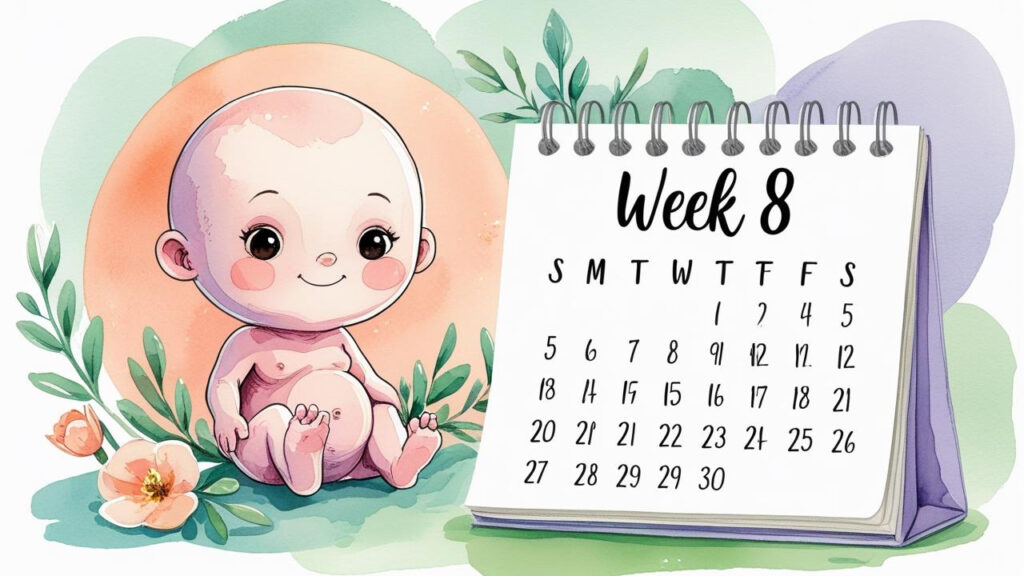 8 weeks pregnant