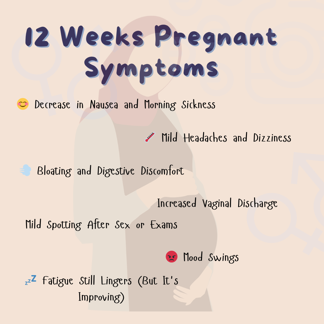 12 Weeks Pregnant Symptoms
