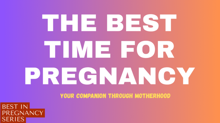 Best Time for Pregnancy